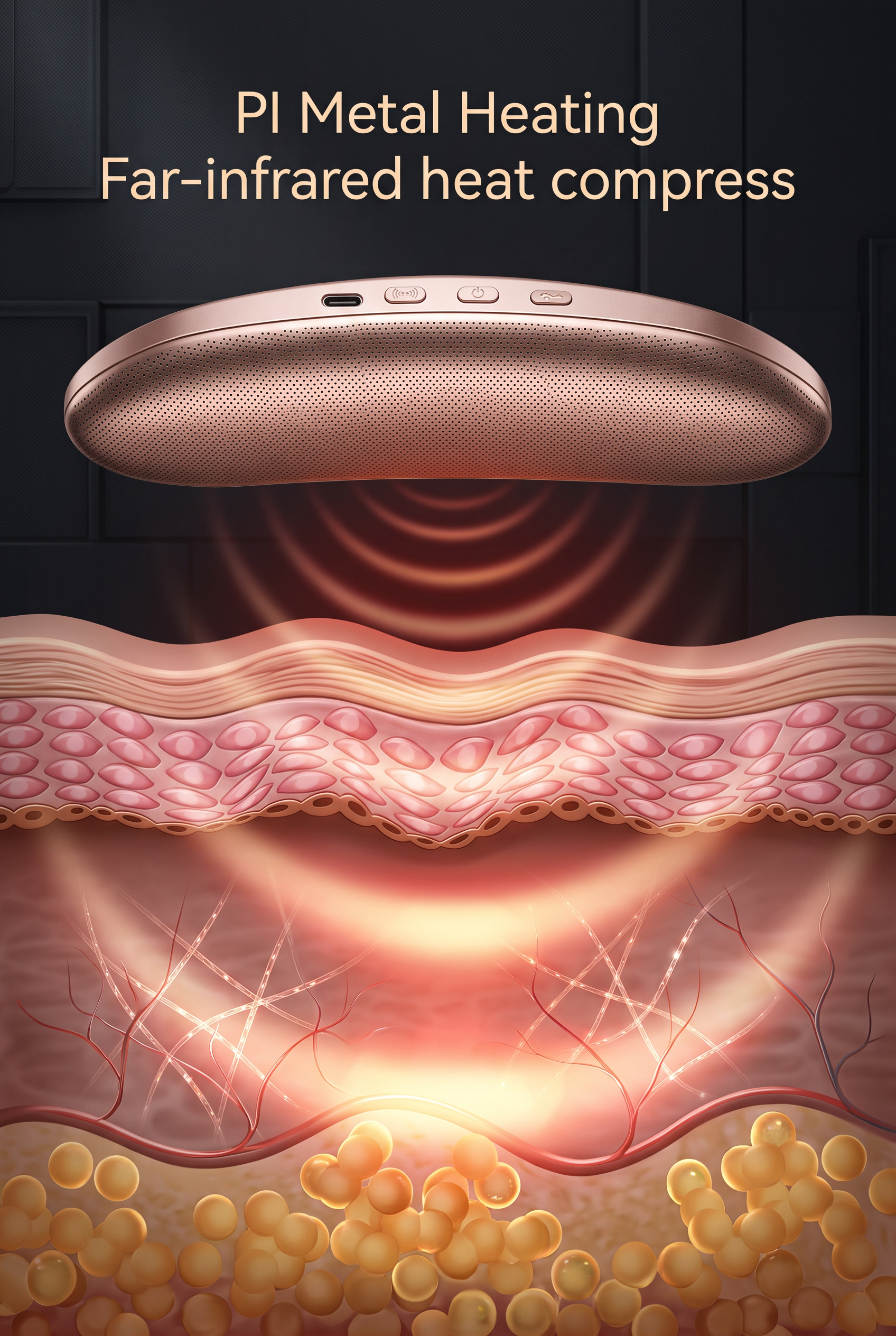 The Calm Wrap™ — Cordless Heat + Massage