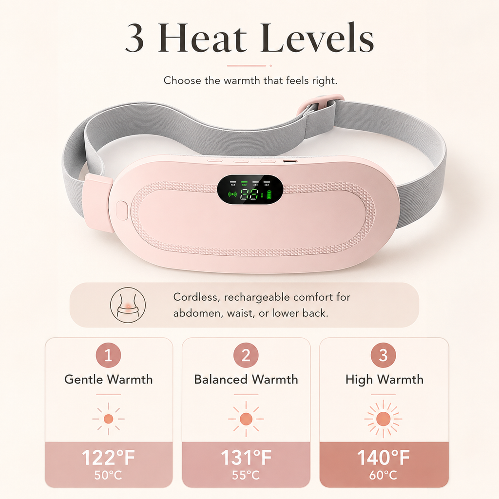 The Calm Wrap™ — Cordless Heat + Massage